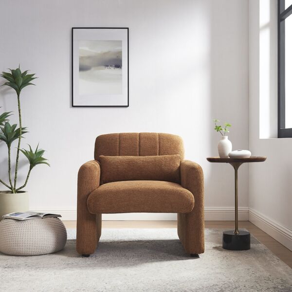 كرسي مفرد فيردي - برتقالي