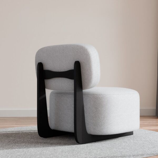 كرسي مفرد ساهو - ابيض