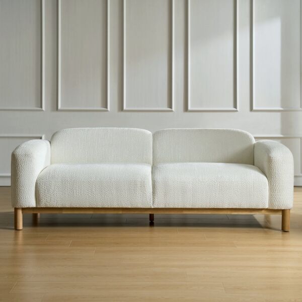 كنبة ثلاثية بوكليه مولار - ابيض