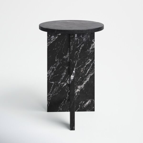 طاولة جانبية جرانيت صولا - اسود