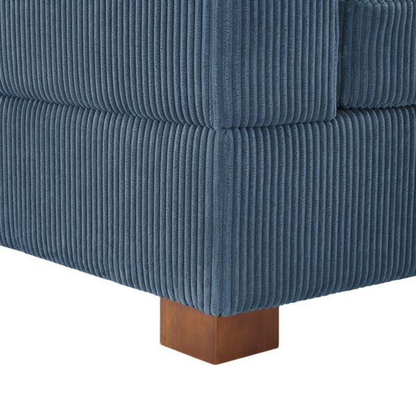 كنب زاوية مخمل سابينا - كحلي