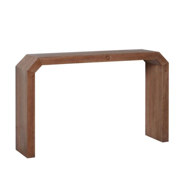 كونسول خشب ألفريد - بني