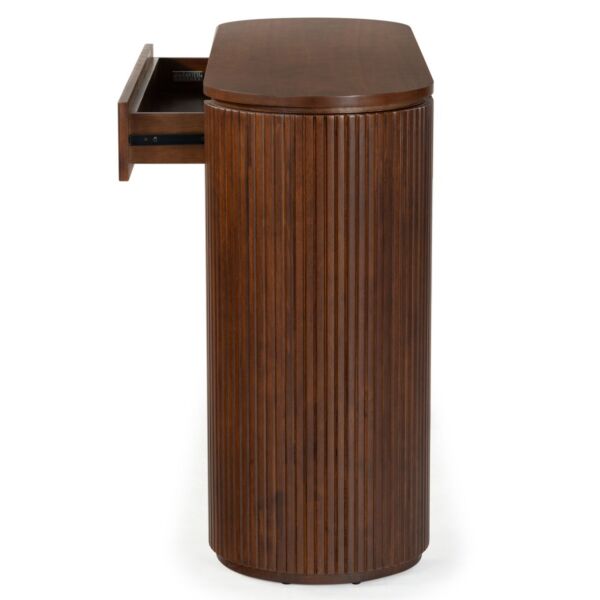 كونسول خشب كولومبيا - بني