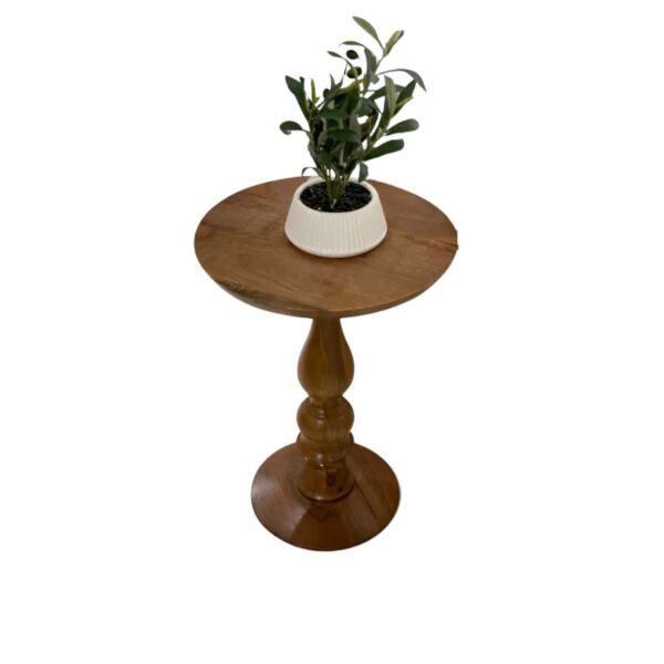 طاولة جانبية همبيل - بني