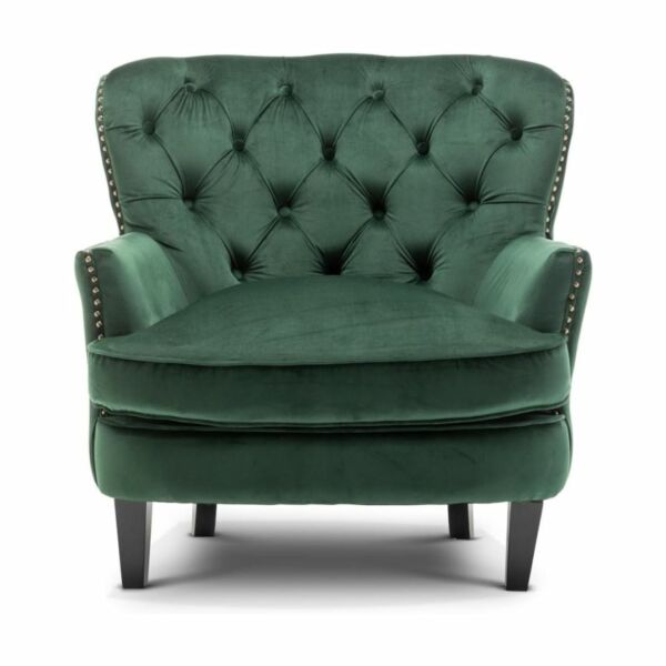 كرسي مفرد مخمل فيلفيت فيل - اخضر فاتح