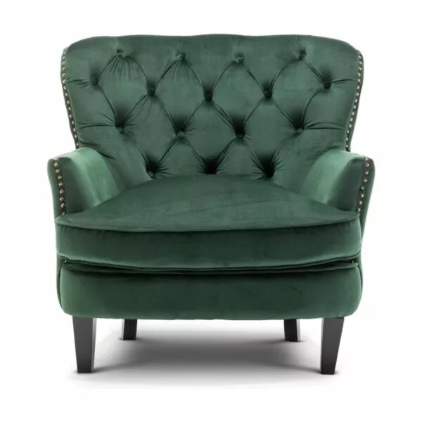 كرسي مفرد مخمل فيلفيت فيل - اخضر فاتح