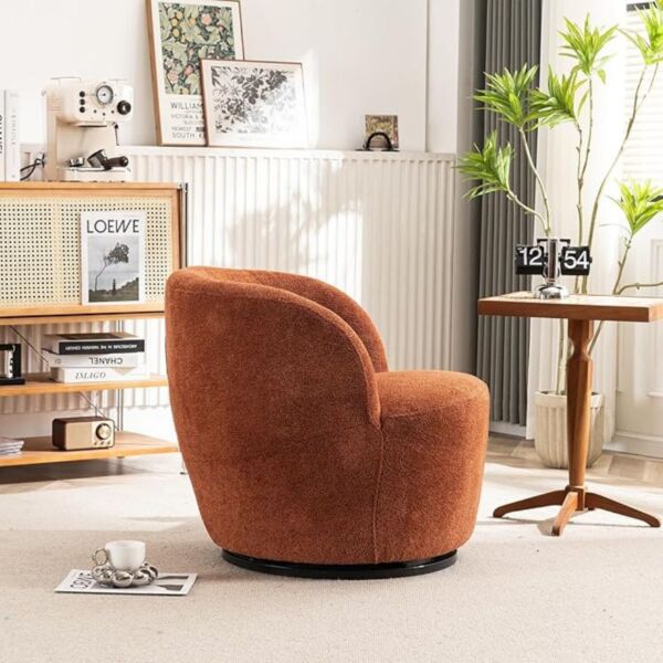 كرسي مفرد بوكليه ميستيك جروف - برتقالي