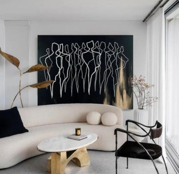 لوحة فنية ديكورية تماس