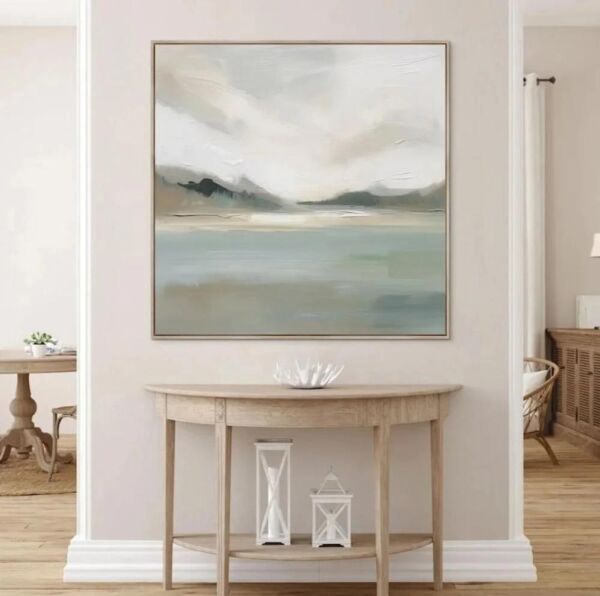 لوحة فنية تجريدية بيلو