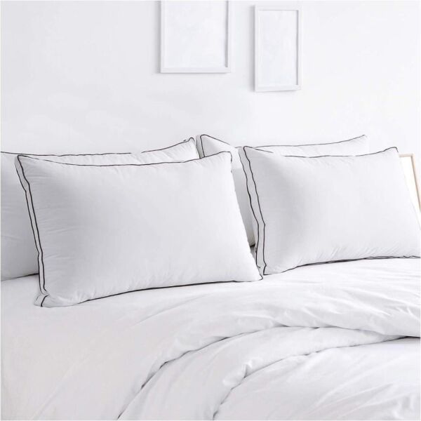 طقم وسائد فندقية قطن 6 قطع 1200 جرام