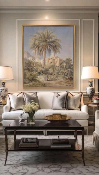 لوحة فنية ديكورية بالم