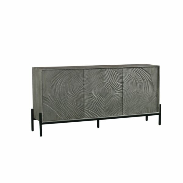 طاولة بوفيه روبيكا - رمادي واسود