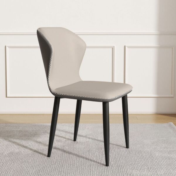 كرسي طاولة طعام ريمو - رمادي