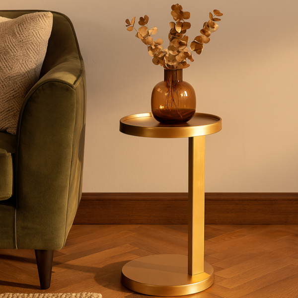 طاولة جانبية ميراكياش - ذهبي