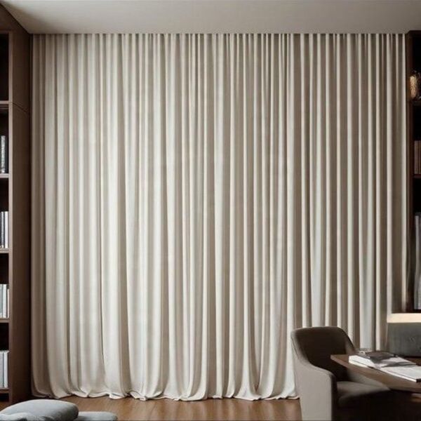 ستائر ويفي خط واحد بلاك اوت - 300x300 سم - اوف وايت