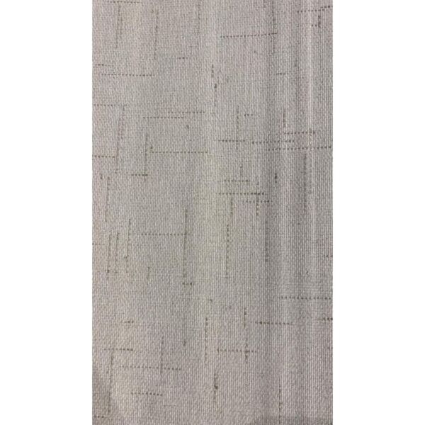 ستائر ويفي خطين بلاك اوت و شيفون - 300x300 سم - اوف وايت