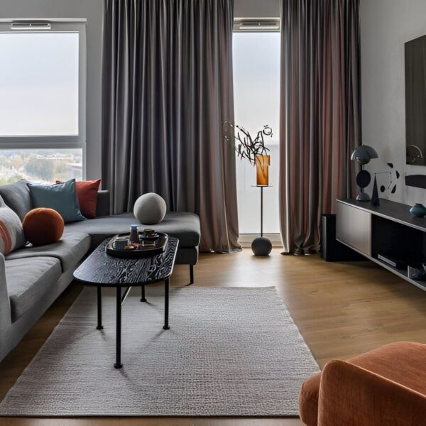 ستارة بل بل خط واحد بلاك اوت - 300x300 سم - رمادي