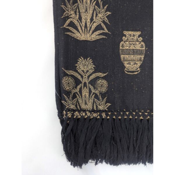 شال كنب اراس - اسود وذهبي