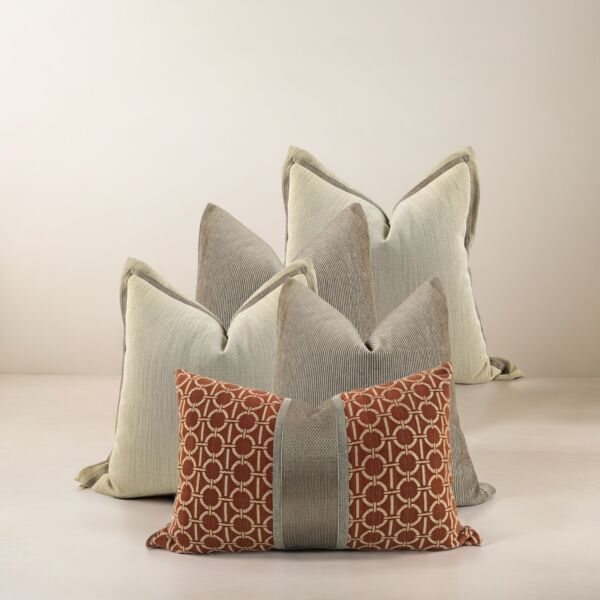 طقم غطاء وسادة ديكور بدون حشوة رالف 5 قطع