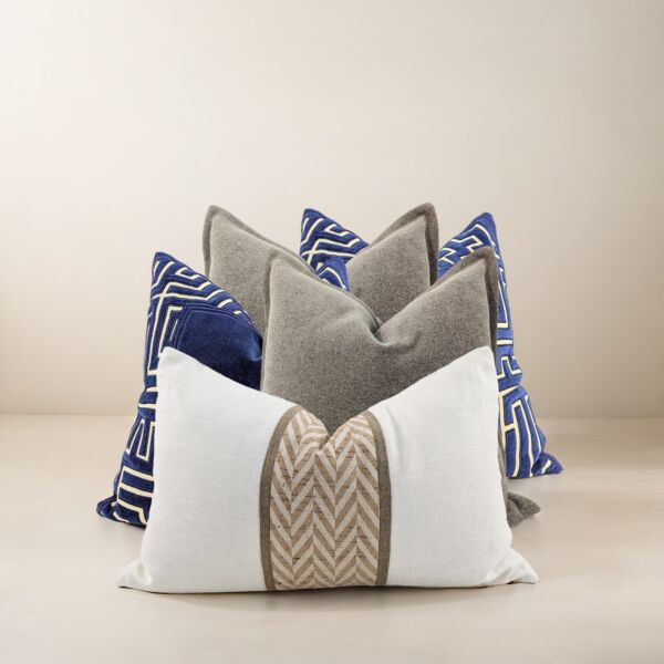 طقم غطاء وسادة ديكور بدون حشوة 5 قطع مارلين