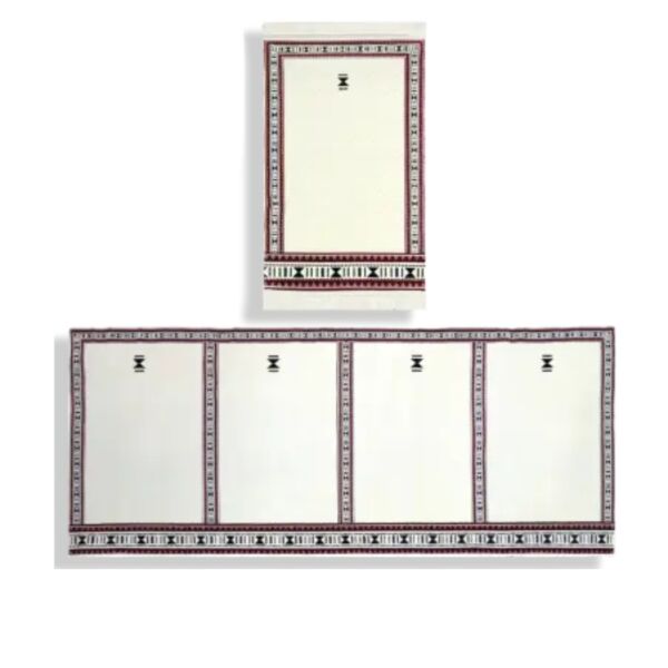 مصلى تراث الشمال 5 أشخاص مقاس 250×110 سم - 8 ملِ