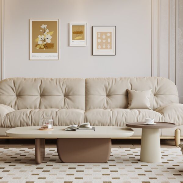 طاولة قهوة مع طاولة جانبية كاتي