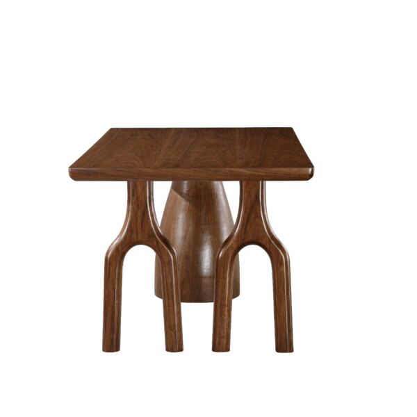 طاولة طعام ل 6 اشخاص اندوري 180 سم - بني غامق