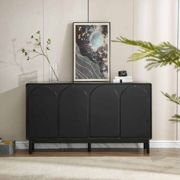 طاولة بوفيه مادورنا - اسود