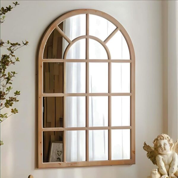 مرآة خشب شاين