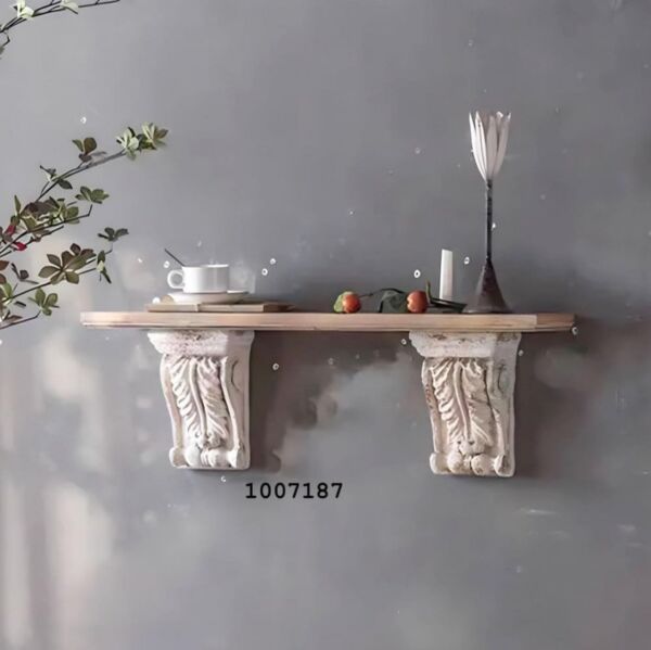 رف جداري على الطراز الروماني 80 سم