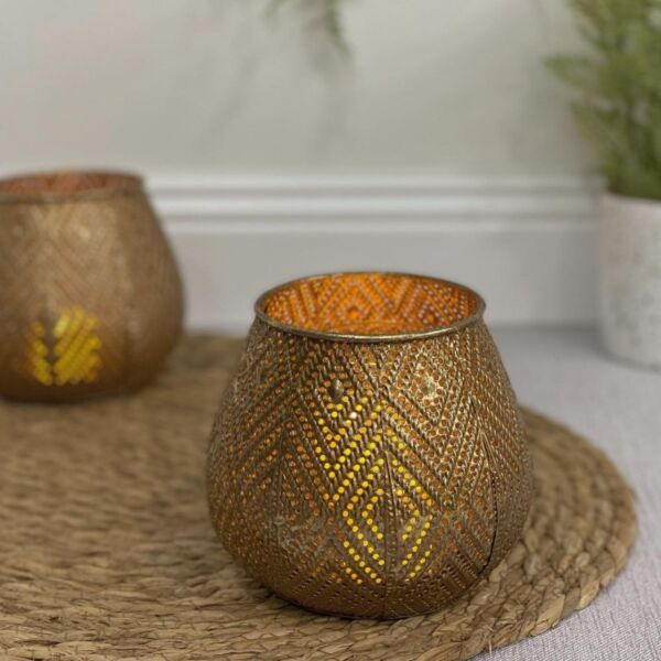 حامل شموع حديد لوتسين