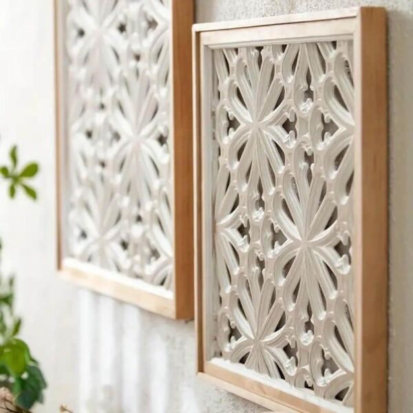 ديكور جداري خشب حفر رويال