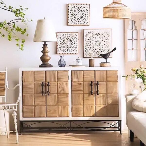 كونسول خشب ليلاس