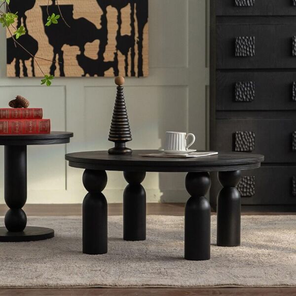 طاولة قهوة كومبو - اسود