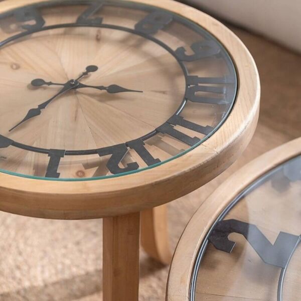 طاولة جانبية سطح ساعة كلوكار