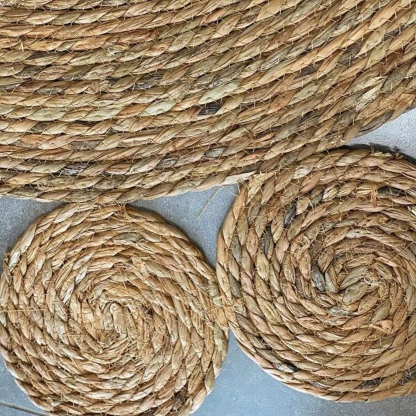 مفرش خوص بوهيمي - 80 سم