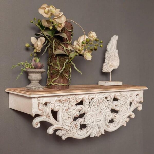 رف جداري ستايل روماني ليلكا