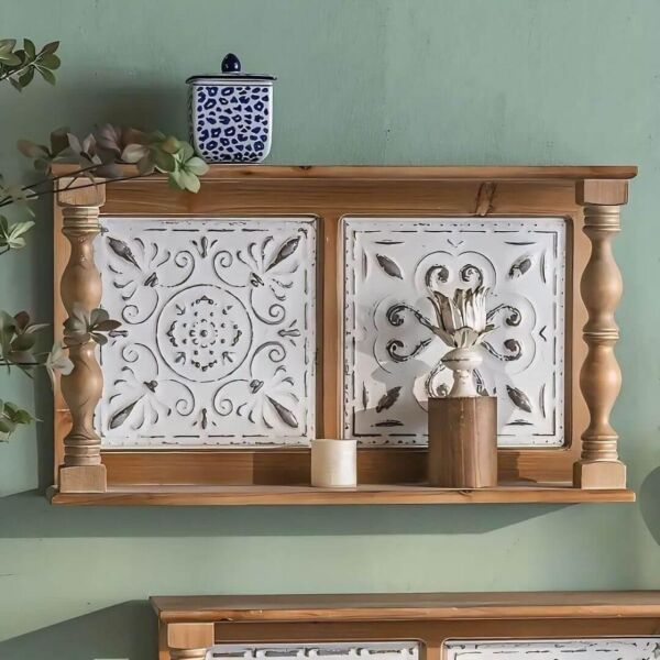 رف جداري خشب روبن