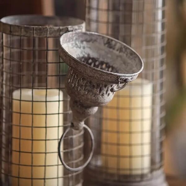 طقم شمعدان قطعتين انتيك