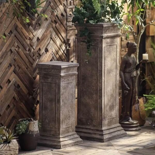 ديكور ارضي حديد شكل اعمدة قطعتين