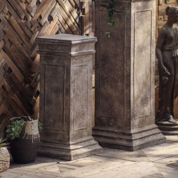 ديكور ارضي حديد شكل اعمدة قطعتين