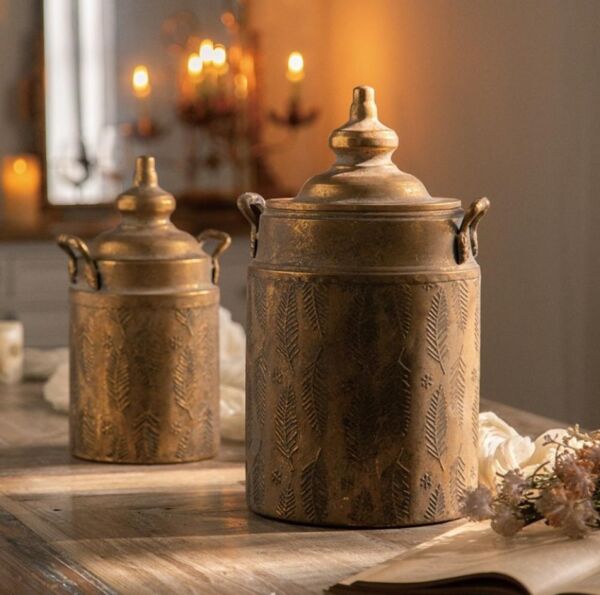 فازة حديد انتيك فيرونا - برونزي