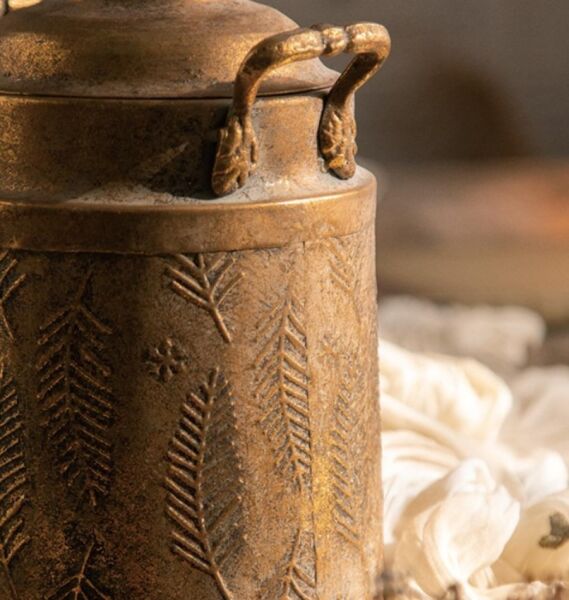 فازة حديد انتيك فيرونا - برونزي