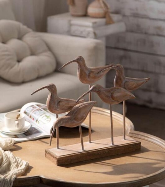 تحفة ديكور طاولة طيور