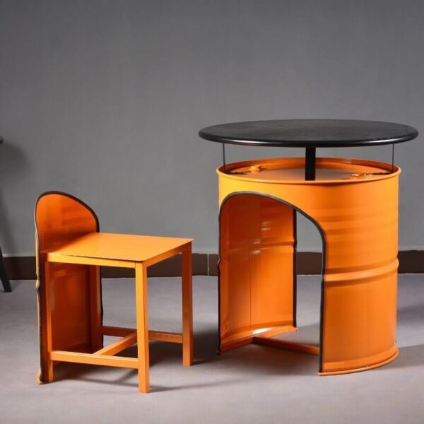 طقم جلسة خارجية حديد - 3 قطع