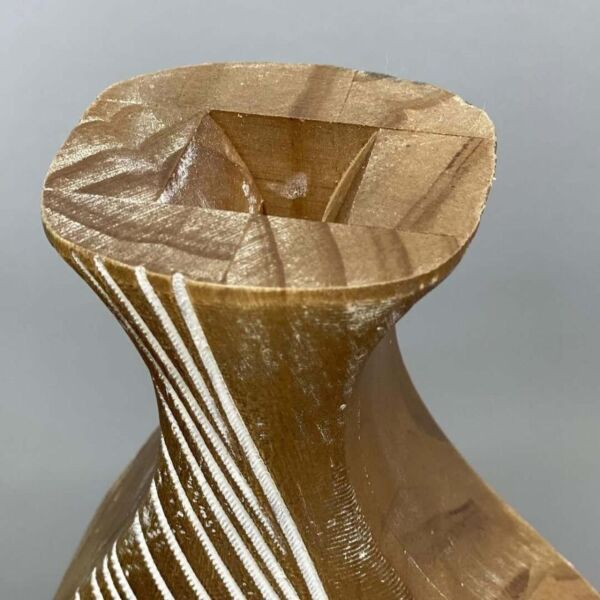 فازة خشب انتيك - 29 سم