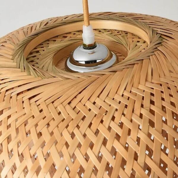 انارة معلقة راتان بوهيمي بيج 30 سم