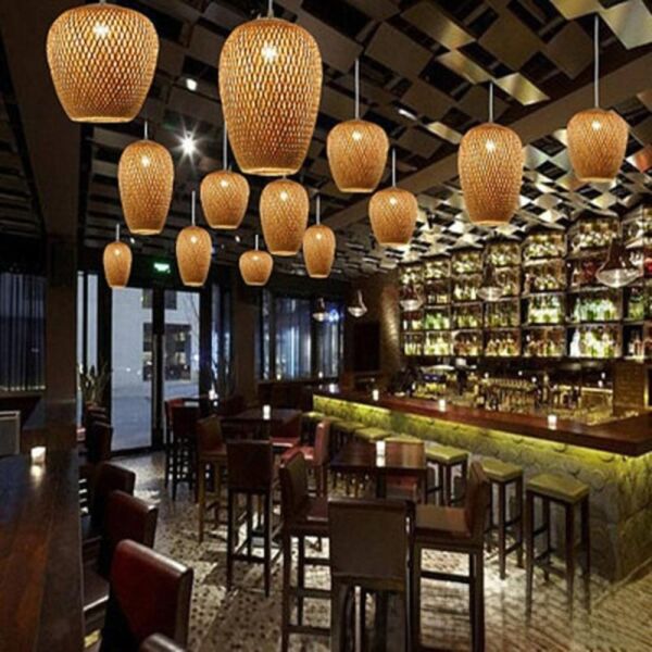 انارة معلقة راتان بوهيمي بوشك