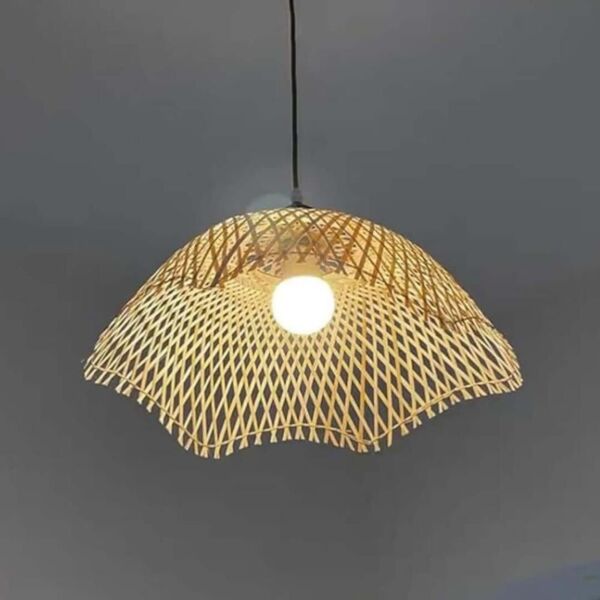 اضاءة معلقة راتان بوهيمي بينار - بيج