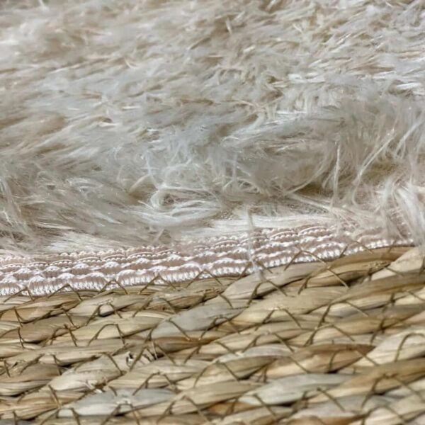 مفرش خوص وفرو بوهيمي - 100 سم